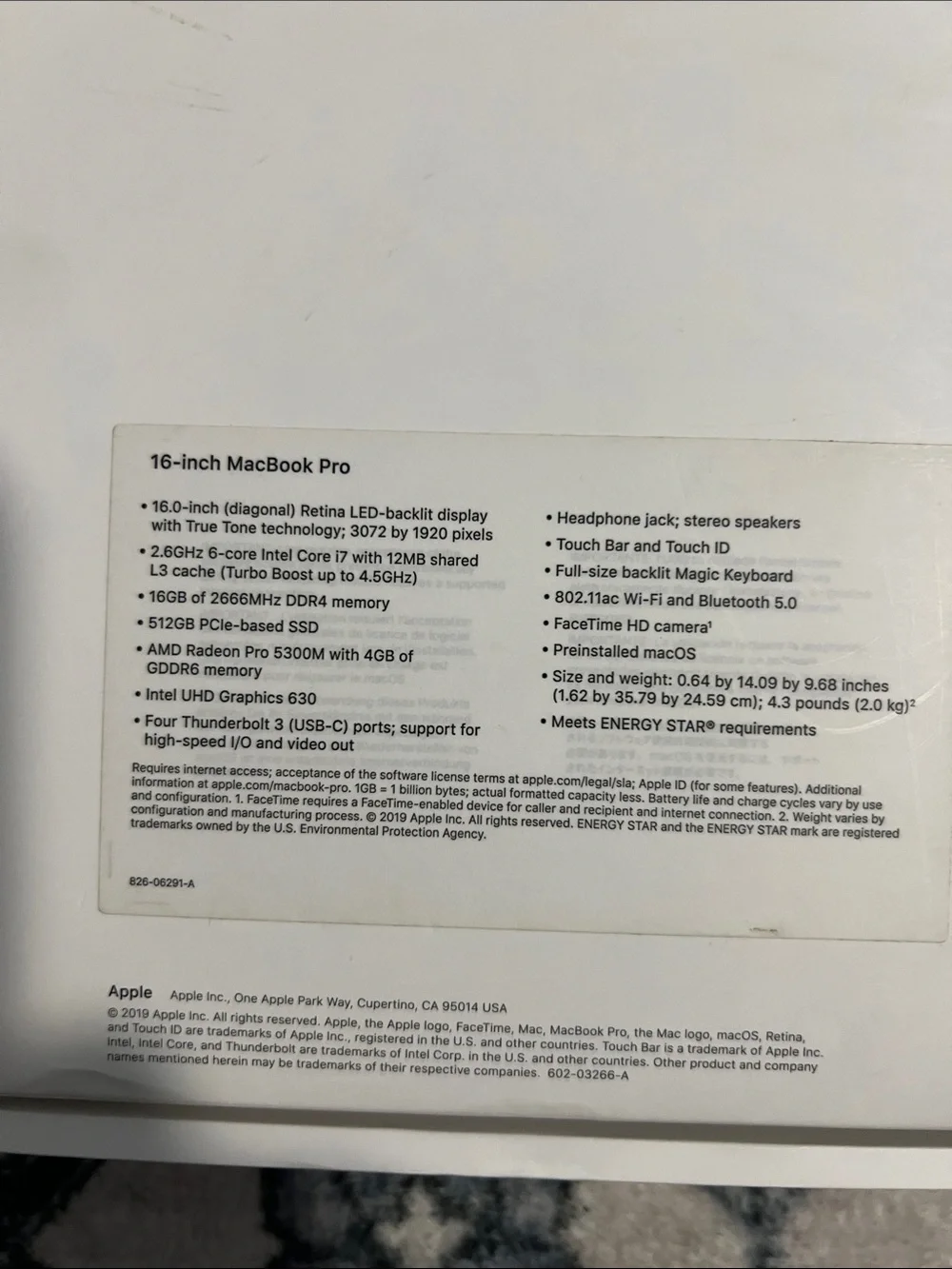 MacBook Pro 16 inch (silver)